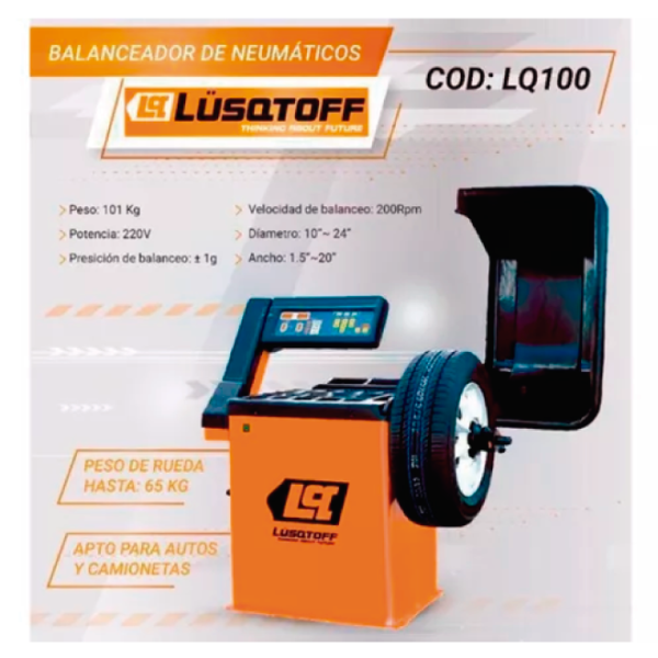 BALANCEADOR DE NEUMATICOS PROFESIONAL LQ-100 - Image 2