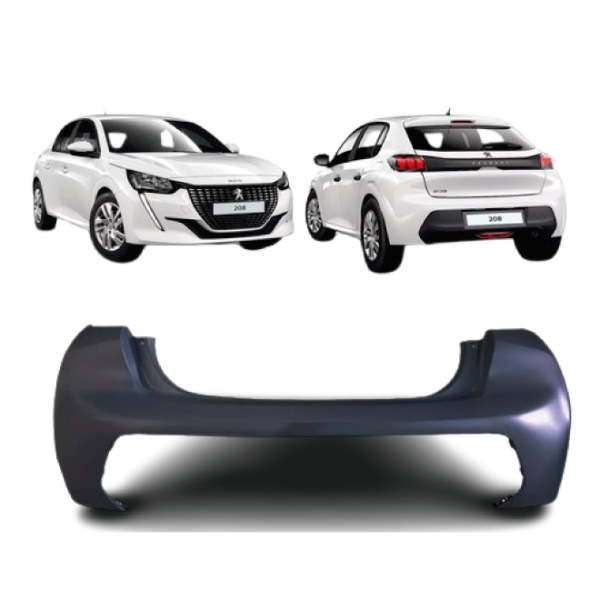PARAGOLPE TRASERO PEUGEOT 208 DEL 2020 EN ADELANTE - Image 2
